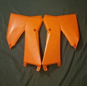 Radiator Scoops KTM85 2 STROKES-SX(06-09) OEM Colour Orange Hard Plastic - Picture 1 of 12