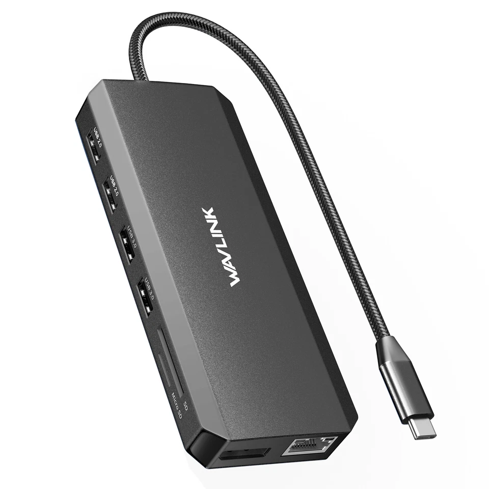 Estación de Acoplamiento Triple Pantalla 4K USB-C Laptop 100W PD IN Gigabit LAN 2HDMI DP Foto 1 de 4