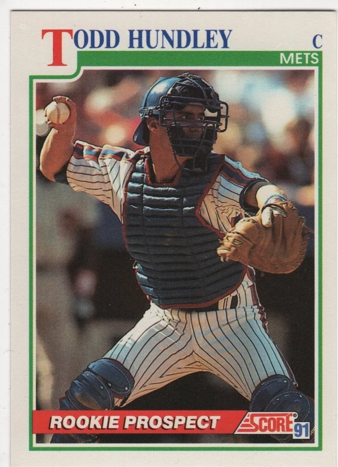 1991 Score #340 Todd Hundley RC-Near Mint - Image 1 of 1