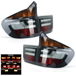 1 Juego de luces traseras LED ahumadas 2007-2011 2012 2013 para BMW E70 X5 lámpara de freno trasera - Imagen 1 de 12