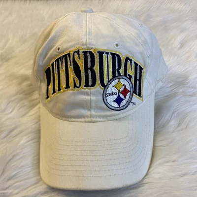 Gorra gorra vintage años 90 Pittsburgh Steelers Pro Line Starter Snapback logotipo blanco Foto 1 de 4