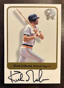 2001 Fleer Greats Of The Game Kirk Gibson Detroit Tigers Auto Autographed - Picture 1 of 2