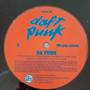 Daft Punk – Da Funk - 12" Single Vinyl - soma 25 - 1995 1st Press - Picture 1 of 2
