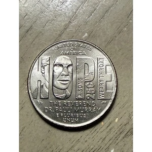 2024 Quarto Il Reverendo Dr Pauli Murray Errore di moneta - Foto 1 di 2