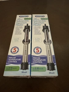 Interpet Sommergibile 2pz Riscaldatore Acquario 3-10 Galloni 50 Watt Indicatore On/Off - Foto 1 di 2