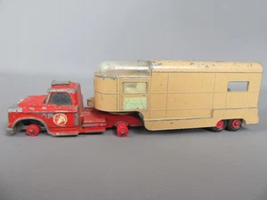 C496 Vintage Matchbox K18 UK Dodge Tractor Articulated Horse Van King Size - Picture 1 of 10