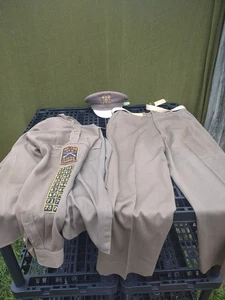 VINTAGE GERBER UNIFORMS MILITARY VFW JACKET, PANTS, HAT - Picture 1 of 15