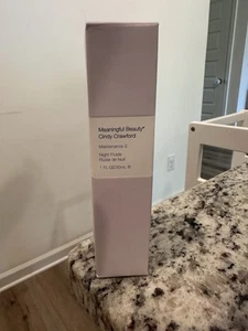 Fluido notturno Meaningful Beauty Maintenance 2 di Cindy Crawford 1 oz - Foto 1 di 3