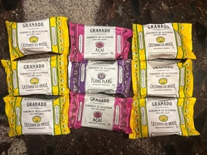 9 Granado Brasil Glycerin Soap Bars Body Bath Skin Care 90g@ 100% Vegan 3 Scents - Picture 1 of 7