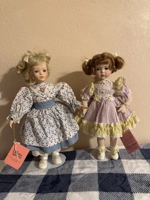 Lot Of 2 Paradise Galleries Porcelain Dolls In Great Condition - Image 1 of 4