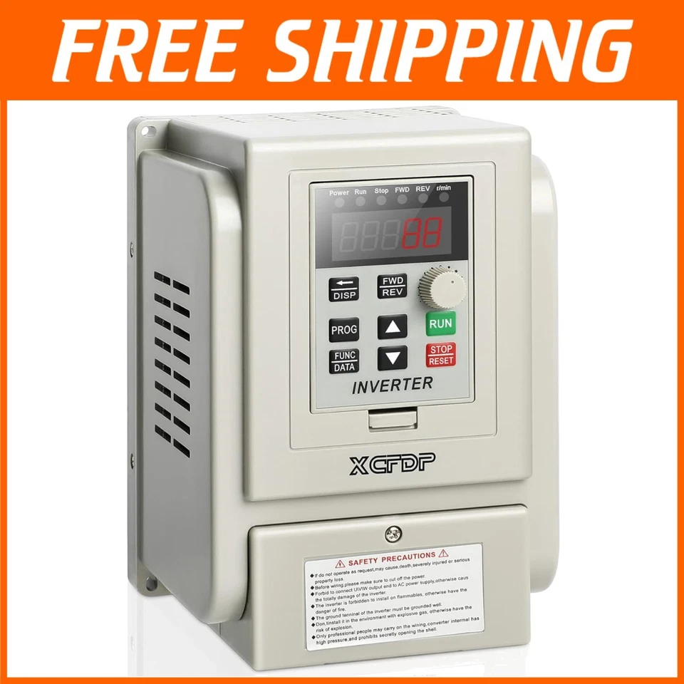 Spindle Motor Control VFD Inverter Single to 3 Phase - Image 1 of 4