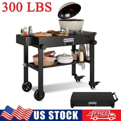 Outdoor Grill Cart Foldable Blackstone Griddle Stand for 17" & 22" Griddle Grill - Image 1 of 4