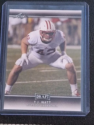 T.J. WATT RC 2017 LEAF DRAFT #62 PITTSBURGH STELLERS - Image 1 of 2