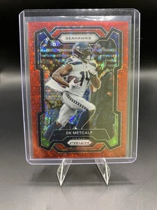 Panini Prizm DK Metcalf #257 2023 No Huddle Red Disco/70 Seattle Seahawks - Imagen 1 de 2