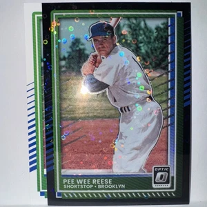 **PEE WEE REESE**2025 Donruss Optic BLACK DISCO CIRCLE + Base #’s 60 Brooklyn - Bild 1 von 10