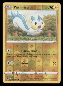 Pachirisu SWSH05: Stili di Battaglia #049/163 Comune Reverse Holo Pokemon LP - Foto 1 di 2