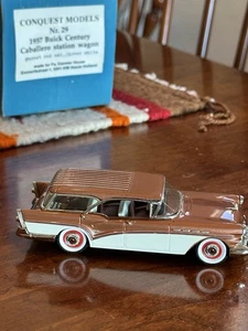 CONQUEST MODELS 1957 BUICK Century Caballero Station Wagon Nr.29 (1:43 Scale) - Picture 1 of 20