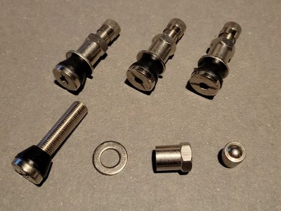 4x NUEVO vástagos de válvula de metal Ø 8,3 mm RS RT RA CH neumáticos neumáticos llantas BBS 09.15.036 Foto 1 de 4