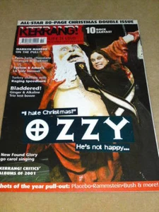 KERRANG ! MAGAZINE - OZZY OSBOURNE 22 décembre 2001 #884 - Photo 1 sur 1