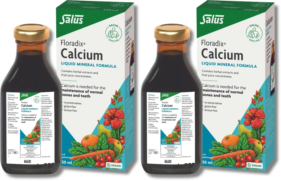 Floradix Calcium Liquid Formula 250ml X 2