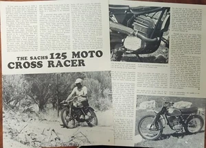 1970 3p Sachs 125 Moto Cross Racer Test Article - Picture 1 of 2