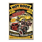 137896 Rod Car Vintages Wall Decor Print Poster