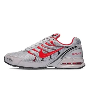 Men Nike Air Max Torch Running Shoes Size 8 Grey Gray Red Black CI2202 001 - Picture 1 of 24