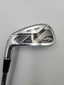 LEFT HANDED Demo Callaway Mavrik Pro 7 Iron, Regular Flex Steel Shaft, +1/2" - Picture 1 of 9