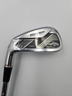 LEFT HANDED Demo Callaway Mavrik Pro 7 Iron, Regular Flex Steel Shaft, +1/2" - Image 1 of 4