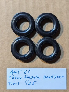 AMT 61 CHEVY IMPALA GOODYEAR REIFEN NEU! 1/25 - Bild 1 von 2