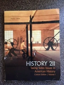 History 211 Taking Sides: Issues in American History Custom Edition Vol 1 - Imagen 1 de 2