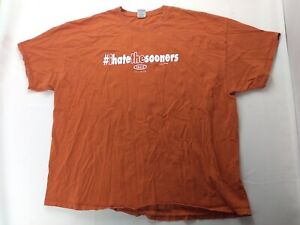 Smack Talk " I Hate The Oklahoma Sooners " T Shirt Texas Longhorns Burnt Orange