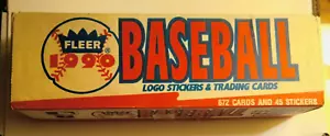 1990 Fleer Complete Baseball Set 1-672 & 45 Logo Stickers (Sosa/Walker RC) - Picture 1 of 4