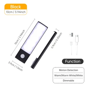 Motion Sensor Light Wireless LED Night Light USB Rechargeable Night Lamp Cabinet - Bild 1 von 13