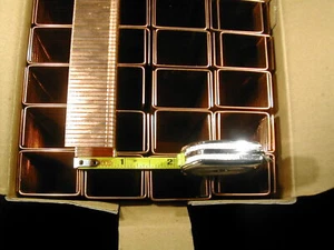 Supporto di chiusura cartone corona 16 calibro 1-1/4"" 2000/bx placcato in rame lunghezza 7/8 - Foto 1 di 1
