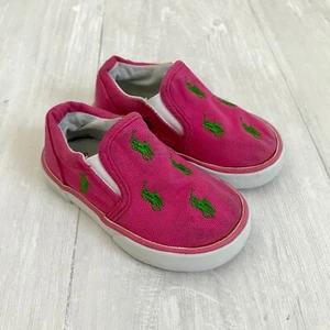 Polo Ralph Lauren Children's Slip On Sneakers Size 5 - Picture 1 of 6