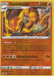 Pokemon Spada e Scudo - Stili di Lotta : CENTISKORCH (Foil) - Foto 1 di 2