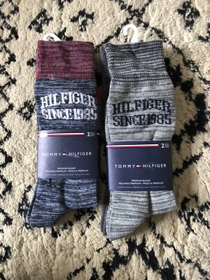 Tommy Hilfiger Men's Dress Socks Size 7-12. 4 Pairs Total. New. G6 - Image 1 of 2