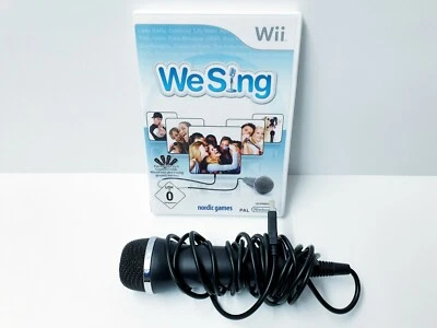 Nintendo Wii Spiel WE SING + Mikrofon Nordic Games - Bild 1 von 3