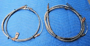 2006-2010 hummer h3 PARKING BRAKE STEEL CABLES LEFT & RIGHT OEM USED - Bild 1 von 6