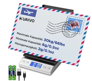 Briefwaage, 30kg/2g Digitale Paketwaage mit Hold Funktion - Bild 1 von 4