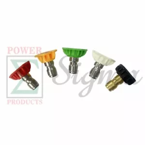 5 Quick Spray Tips Nozzels for RYOBI 3300 PSI 2.4 GPM Pressure Washer RY80589 - Picture 1 of 13