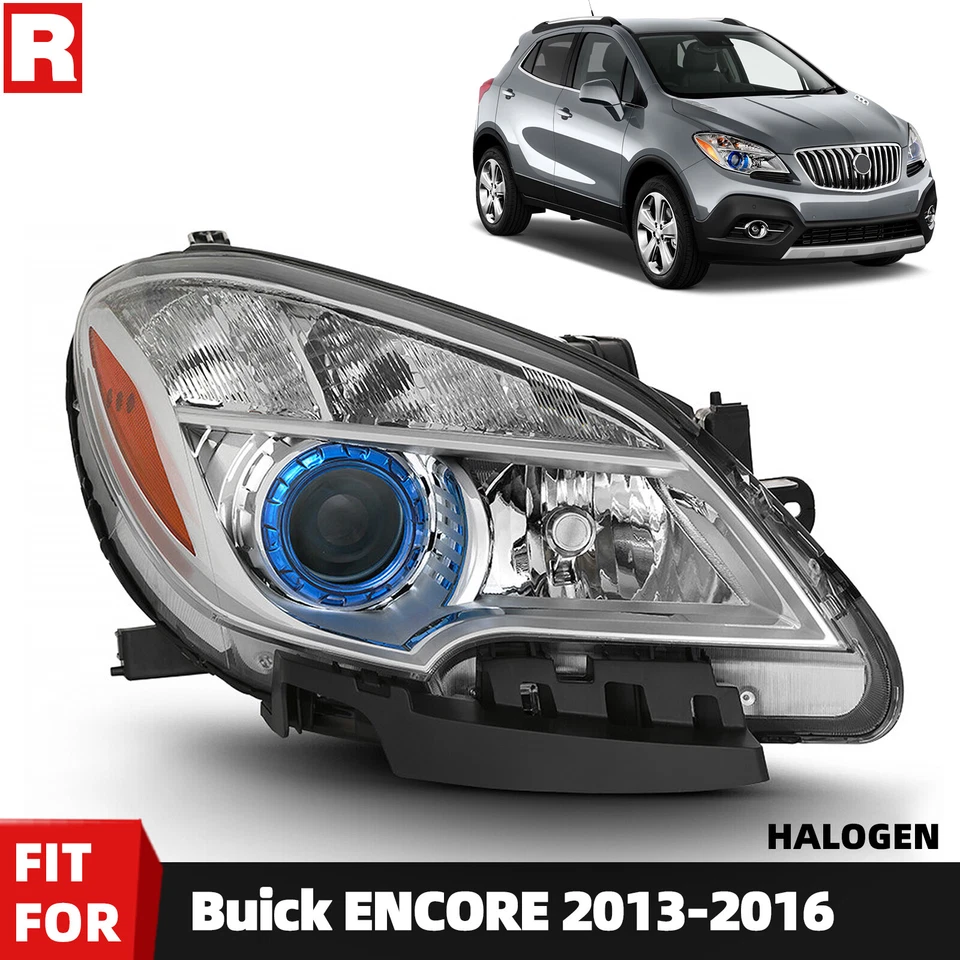 Right Passenger Side For 2013-2016 Buick Encore Halogen Headlight Headlamp Foto 1 de 4
