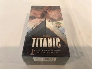 New Titanic VHS 2 Tape Box Set SEALED Sprint Rebate Promo Sticker 1997 Paramount - Picture 1 of 10