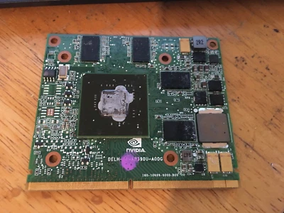 Genuine Dell NVIDIA GT240M 1GB Laptop Graphics Card UNTESTED! CN0KCTKH DELL M15X - Image 1 of 4