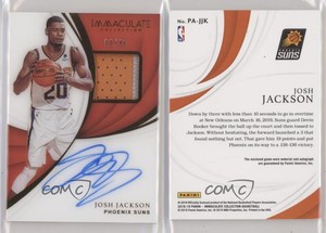 2018-19 Panini Immaculate Patch Auto Red /25 Josh Jackson #PA-JJK Patch Auto