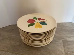 1950s Stetson Pottery Joni Fruit Cluster Dinner Plates (HAVE 17) - Picture 1 of 3