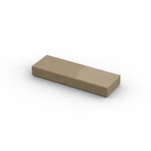 Lego 10x Fliese 1x3 tile 63864 dunkelbeige dark tan - Picture 1 of 1