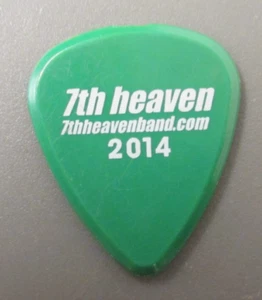7th Heaven Guitar Pick 2014 Tour AUTHENTIC ! - Picture 1 of 2