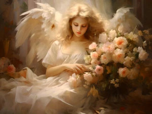 Angel Bring Comfort Joy Canvas Art -Home Decor Wall Art Poster Print Painting 93 - Picture 1 of 8